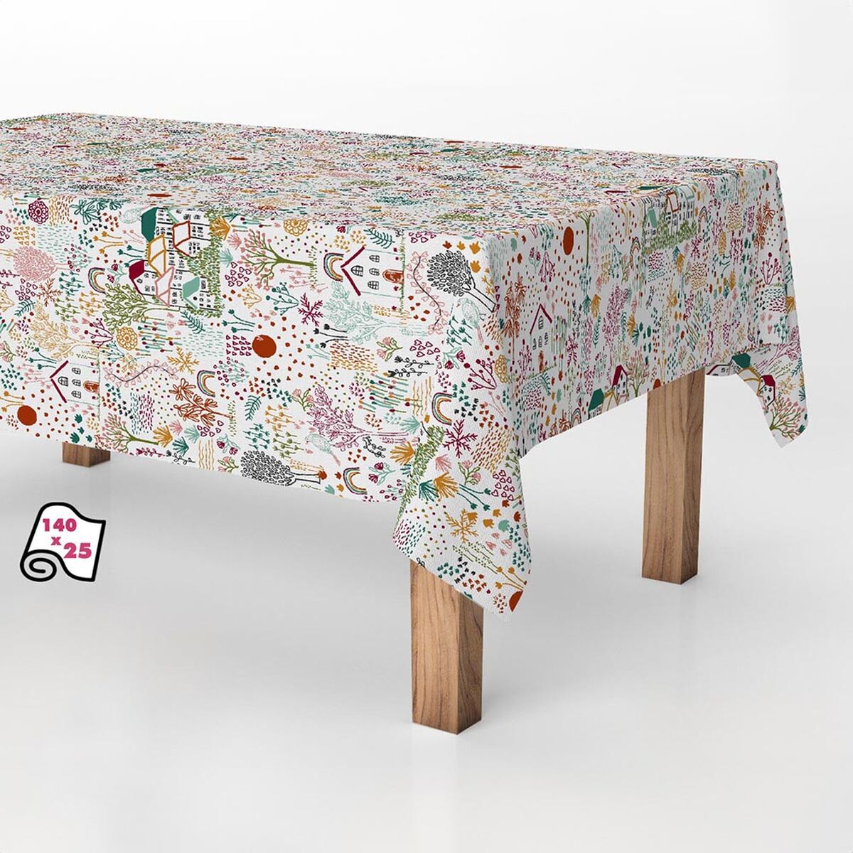 Tablecloth roll Exma Anti-plet Tegninger 140 cm x 25 m